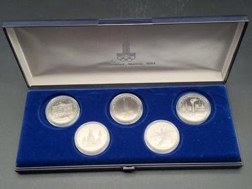 Rusland, Sovjet-Unie (USSR) Olympische Spiele in Moskau. 1