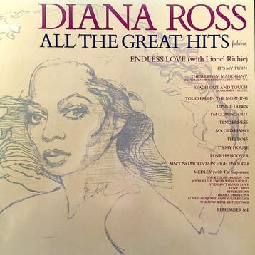 LP gebruikt - Diana Ross - All The Great Hits, Verzenden, Zo goed als nieuw, Overige formaten