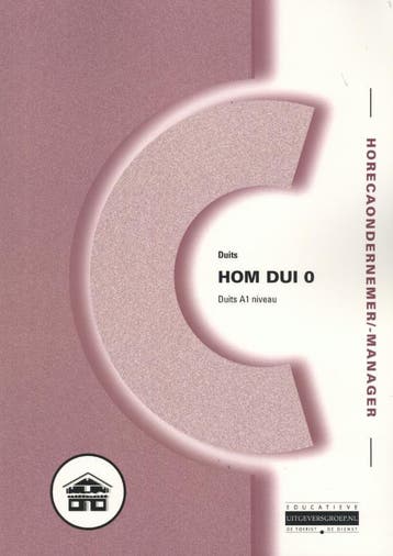 HOM DUI 0 Duits A1 niveau 9789087035860, Boeken, Zo goed als nieuw