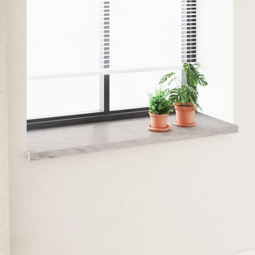 vidaXL Raamsokkel Marmer textuur 140 x 50 x 4,5 cm PVC, Verzenden, Nieuw