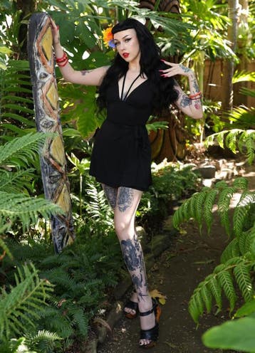 Rebel Love Clothing, Barbados Baby Romper in Black., Verzenden, Nieuw