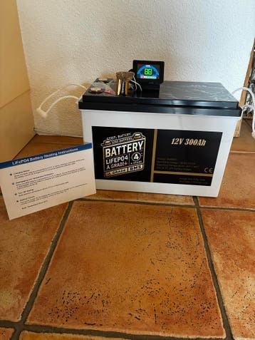 Accu 12V 300Ah Krachtige LiFePO4 Lithium Accu Met Bluetooth, Ophalen of Verzenden, Nieuw