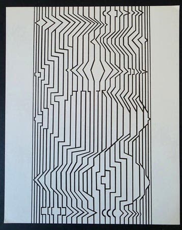 Victor Vasarely (1906-1997) - Naissances III