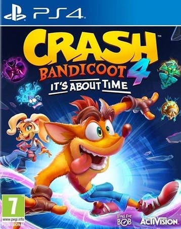 Crash Bandicoot 4: Its About Time PS4 Morgen in huis!, 1 speler, Ophalen of Verzenden, Zo goed als nieuw, Vanaf 7 jaar