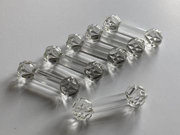 Val Saint Lambert - Serveergerei (6) - Kristal, Glas -