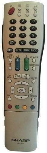 Sharp RRMCGA472WJSA afstandsbediening, Audio, Tv en Foto, Afstandsbedieningen, Verzenden