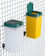 Drinkfles met klapdeksel 1 liter geel, Dieren en Toebehoren, Ophalen of Verzenden, Nieuw