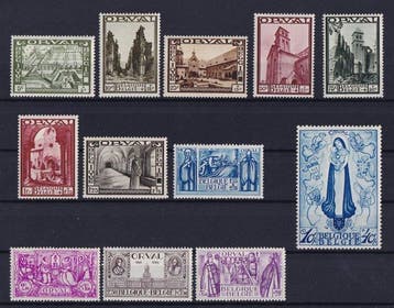 België 1933 - reeks Grote Orval - OBP/COB 363/74, Gestempeld
