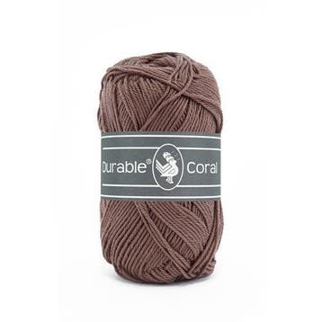 Durable Coral 2229 Chocolate - Haakgaren / Breigaren, Ophalen of Verzenden, Nieuw, Breien of Haken, Wol of Garen