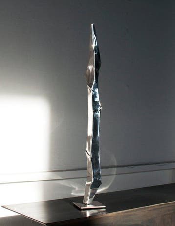 Pol Quadens - sculptuur, Flint XI - 70 cm - Staal - 2024