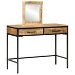 vidaXL Plafondtafel met lade Bruin 100 x 40 x 120 cm Massief, Huis en Inrichting, Tafels | Kaptafels, Verzenden, Nieuw