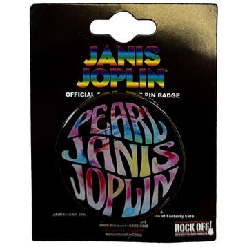 Janis Joplin Pearl Emblem Colour - Pin officiële merchandise, Ophalen of Verzenden, Nieuw, Kleding