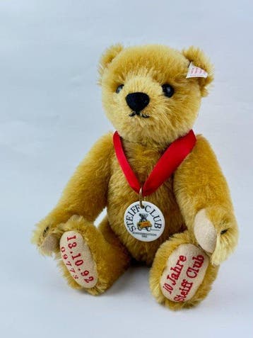 Steiff - Speelgoed Rare Steiff Club 10 Years Limited Edition