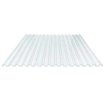 PVC lichtplaat | Dakplaat | 70/18 | 1,2 mm | Helder, Verzenden, Nieuw, Overige materialen, Minder dan 20 mm