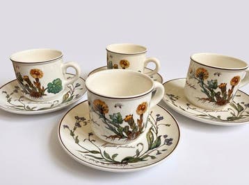 Villeroy & Boch - Koffieservies (8) - Botanica - Porselein -
