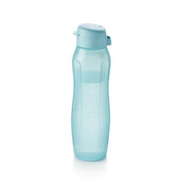 Tupperware Waterfles (Eco) Slim Plus 1 l BlauwGroen, Nieuw