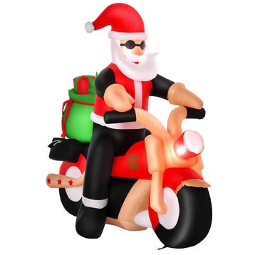 TRUUSK Opblaasbare Kerstman Buiten - 1,65 M - Incl. Blower -, Verzenden, Nieuw