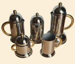 Inoxpran / Italy - Koffieservies (5) - Orchidea Linea Gold -