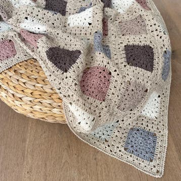 Haakpatroon Basic Linnen Blanket, Ophalen of Verzenden, Nieuw, Breien of Haken, Wol of Garen