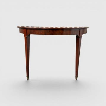 Wandtafel - Console tafel, demi lune, wandtafel, halve maan