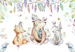 Dieren Kinderkamer behang Party, babykamer, Div afbeeldingen, Kinderen en Baby's, Verzenden, Nieuw, Wanddecoratie
