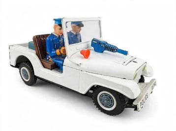 Zeldzaam - T.N. Nomura Police Patrol Jeep P.D. 00753 - Jaren