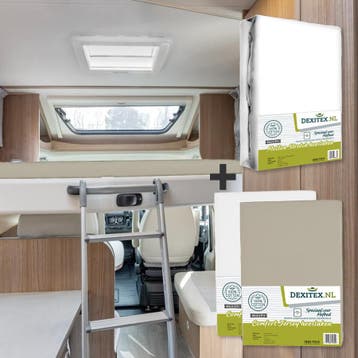 Textielpakket Hefbed 1 Molton + 2 Jersey hoeslakens - 1, Verzenden, Nieuw, Eenpersoons, Wit