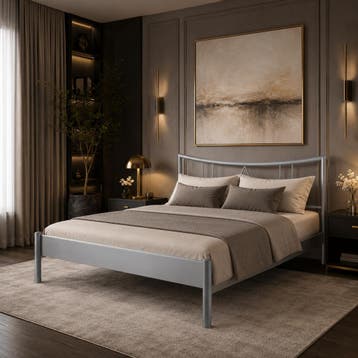 Van Schaik Palermo Metalen Bed - 200 x 200, Nieuw