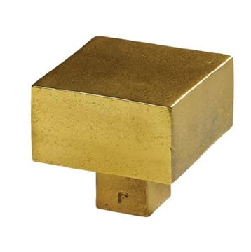 Vaste knop Jolie One 65 mm antiek goud, Verzenden, Nieuw