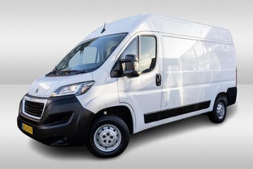 Peugeot Boxer 330 2.2 BlueHDi 120 L2H2 Premium, Stof, Gebruikt, Wit, Onderhoudsboekje