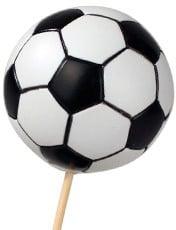 Bijsteker Voetbal 6 cm zak 24 stuks, Ophalen of Verzenden, Nieuw