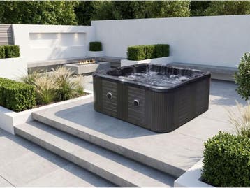 Veiling - 5-Persoons Outdoor Spa / Jacuzzi 208x208cm, Nieuw