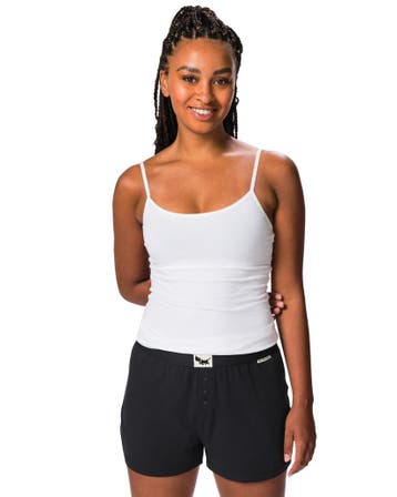 HEMA Takkie dames pyjamashort katoen jersey zwart, Verzenden, Zwart