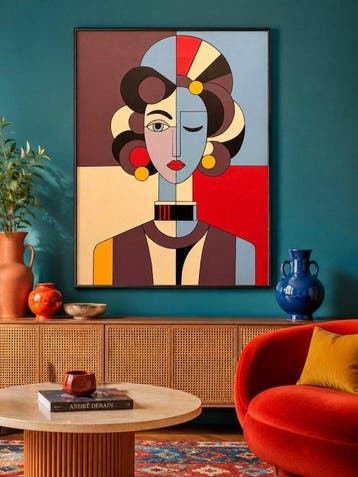 Marcel Mendez - Fragmented Face #99 -XL- ( No reserve )