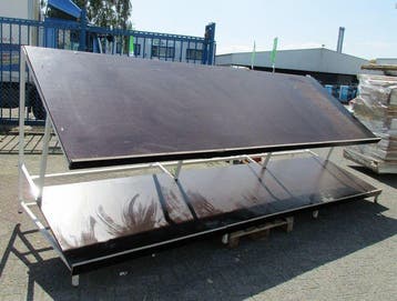 Groente stelling B375 x D128 x H138cm, zonder spiegel, Zakelijke goederen, Kantoor en Winkelinrichting | Winkel en Inventaris