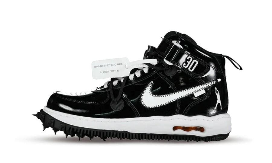 Nike × Off-White Air Force 1 Mid “Black” ≥ Nike Air Force 1 Mid SP x Off White Sheed — Schoenen — Marktplaats