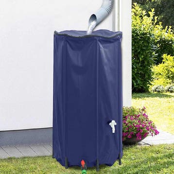 vidaXL Watertank met kraan opvouwbaar 250 L PVC, Tuin en Terras, Verzenden, Nieuw