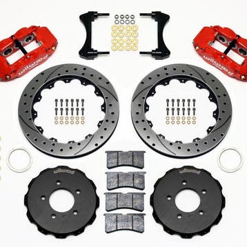 Wilwood Narrow Superlite 6R Front Hat Kit 12.88in Drill Red, Ophalen of Verzenden, Nieuw