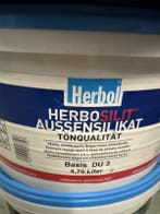 Herbol buiten muurverf - zwart - 2,5 liter, Zwart, Nieuw, Ophalen of Verzenden, Verf