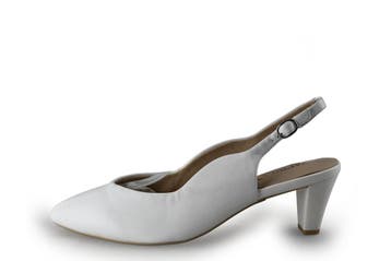 Caprice Slingbacks in maat 39 Wit, Verzenden, Wit, Zo goed als nieuw, Caprice