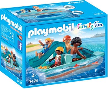 Playmobil Family Fun Waterfiets met Glijbaan - 9424 (Nieuw), Verzenden, Nieuw