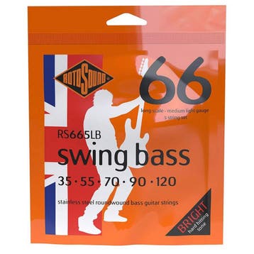 Rotosound RS665LB Swing Bass 66 Snarenset 5-Snarige, Ophalen of Verzenden, Nieuw