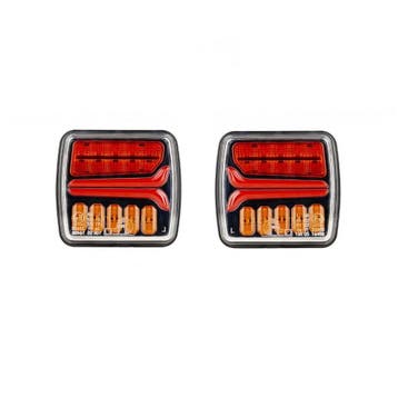 LED achterlichtcombinatie set - 12 / 24V - 4 in 1 - 34 LED, Ophalen of Verzenden