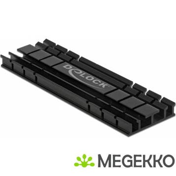 Delock 18285 Koellichaam plat 70 mm voor M.2 module zwart, Verzenden, Nieuw