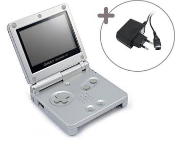 Gameboy Advance SP Silver, Ophalen of Verzenden, Zo goed als nieuw