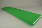 Groene chiffon stof  - 15 of 50 meter rol, Hobby en Vrije tijd, Stoffen en Lappen, 120 cm of meer, Ophalen of Verzenden, Polyester
