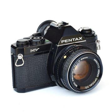 Pentax MV + SMC Pentax-M 2/50mm | Analoge camera, Nieuw