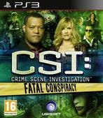 Playstation 3 CSI: Fatal Conspiracy, Verzenden, Zo goed als nieuw