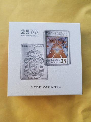 Vaticaan. 5 Euro 2025 Sede Vacante Proof (Zonder