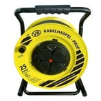 Kabelhaspel Professioneel 25M - 4 voudig Neopreen H07 haspel, Verzenden, Nieuw